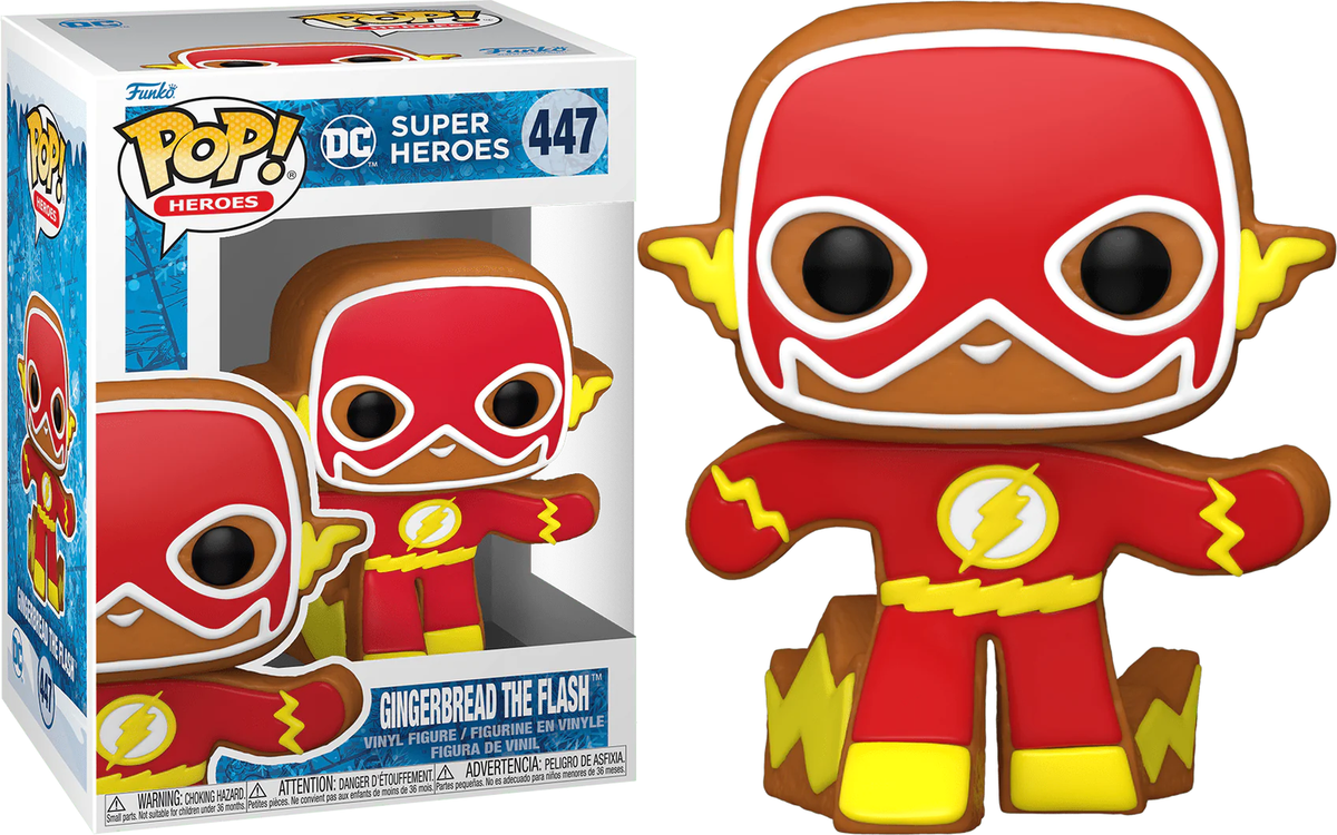 Funko POP! Heroes: DC Super Heroes - Gingerbread The Flash #447 | eBay