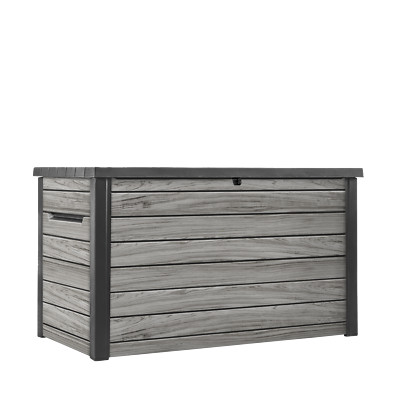 Keter Gartenbox Ontario 870L Stormgrey Auflagenbox Kissenbox bis 272kg belastbar
