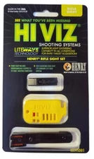 HiViz HHVS001 Fiber Optic LitePipes Front Sight Kit fits Henry 22LR Rifles