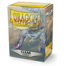 Classic Clear 100ct Dragon Shield Sleeves Standard Size