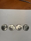 (4) 1964 Kennedy Half Dollar 90% Silver Uncirculated US 50C Coin