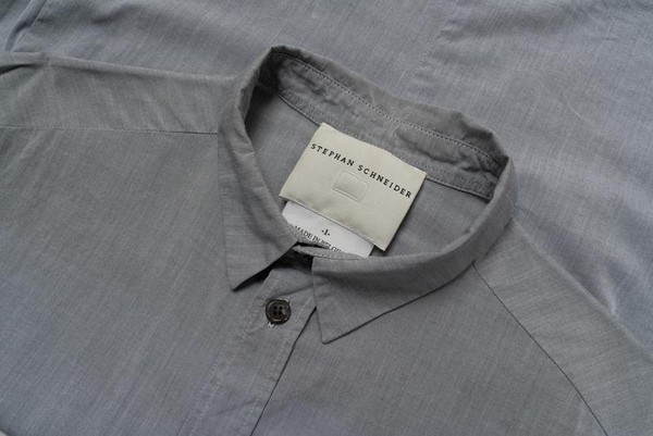 Men Stephan schneider Shirt Grey Cotton 36 / S /