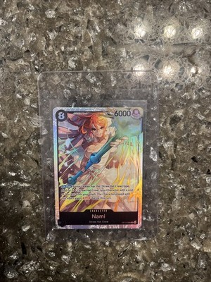 Bandai One Piece Special Character Foil Rush Card Op15-086 Nami 6000HP