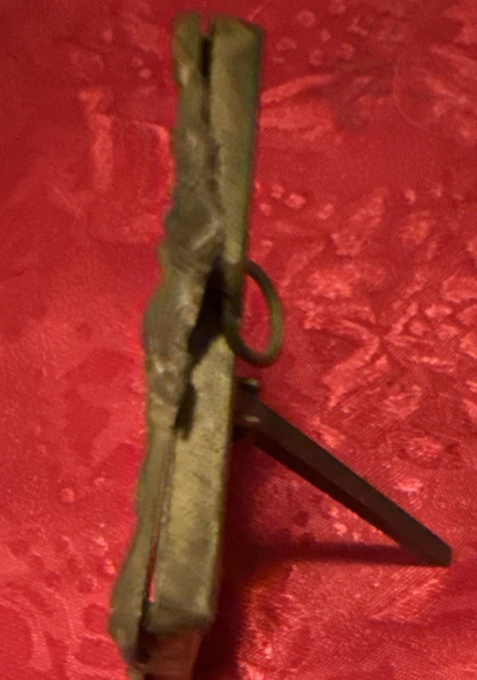 Antiguo caballete francés Napoleón bronce dorado marco caballete soporte  Foto 3 de 4