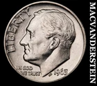1963-D Silver Roosevelt Dime - Choice Gem Brilliant Unc  Lustrous  #K1737