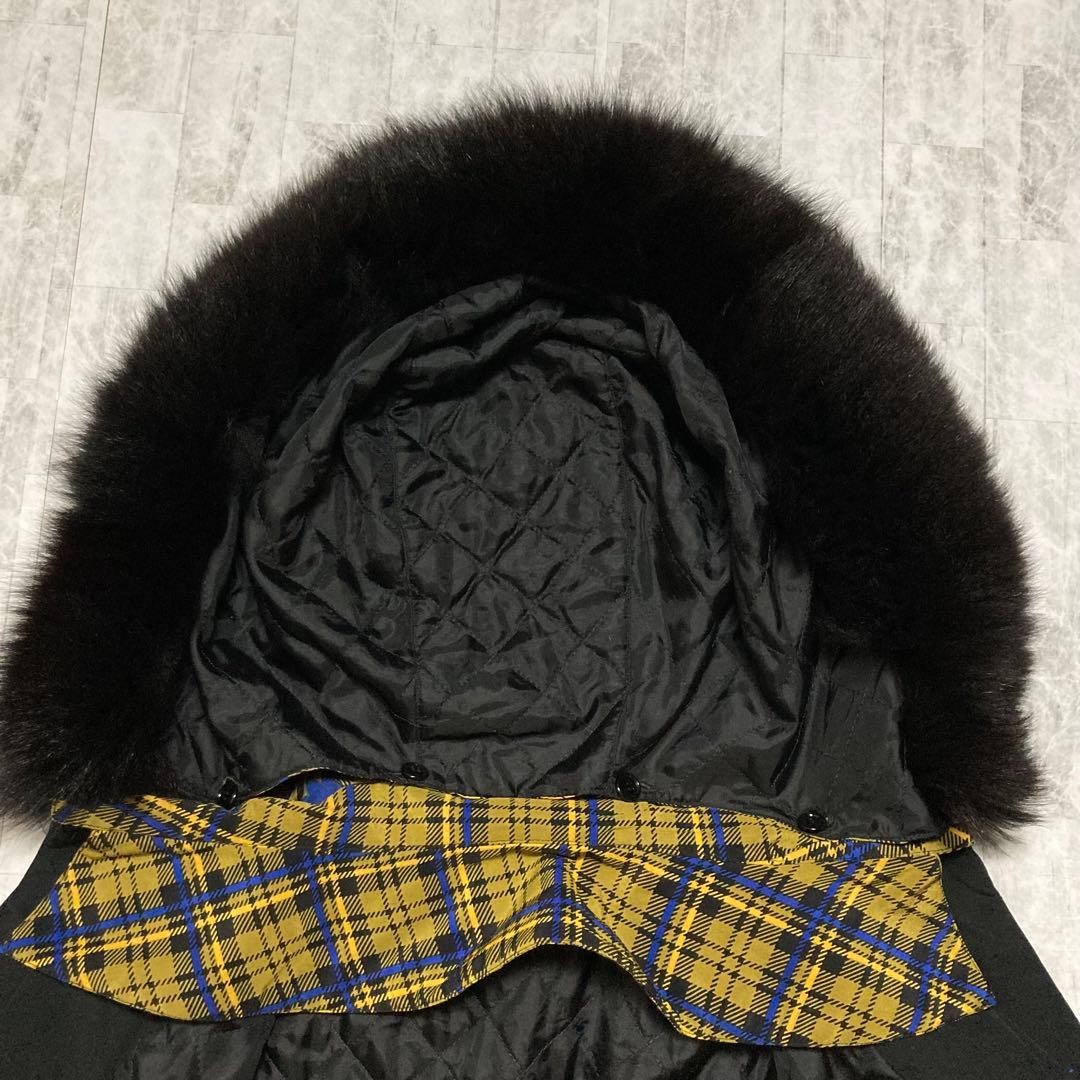 USED [RARE DESIGN] VERSACE FUR DOWN COAT JACKET VINTAGE GOOD thumbnail 12