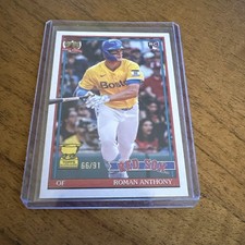 2026 Topps Series 1 #T91-71 Roman Anthony The Real One /91 RC Rookie Red Sox