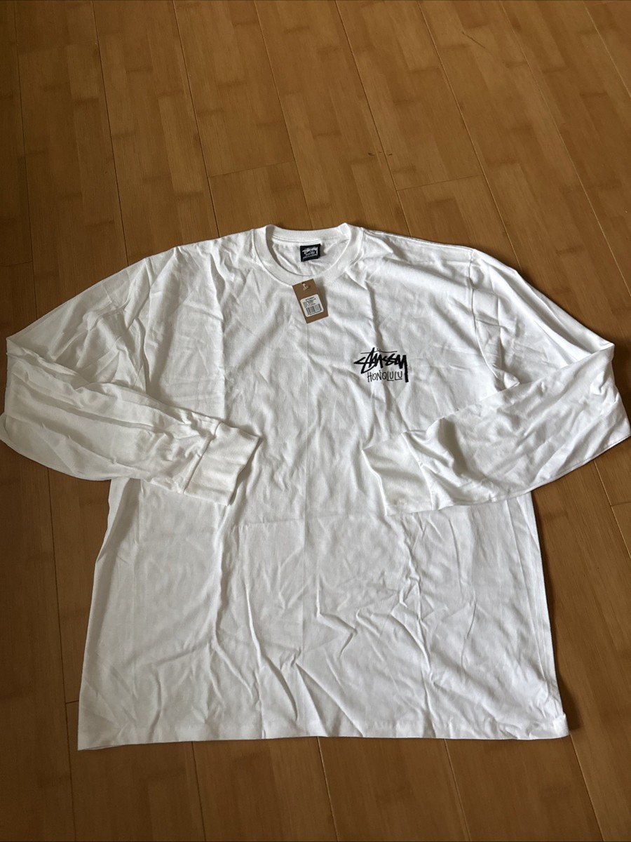 Stussy Honolulu Hawaii Chapter Tee Limited White Long Sleeve Shirt