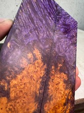 Stabilized Amboyna Burl Knife Scales SAB 899