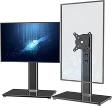 2 Pack Single LCD Computer Monitor Free Standing Desk Stand Riser for 13 inch