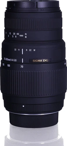 Sigma 70-300 mm F4.0-5.6 DG Macro 58 mm Filtergewinde (Nikon F Anschluss) schwar - Bild 1 von 1