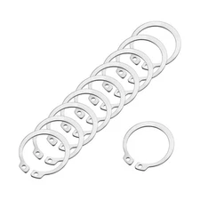 10 Pcs External Retaining Rings, 35.2mm 304 Stainless Steel Circlip Snap Rings