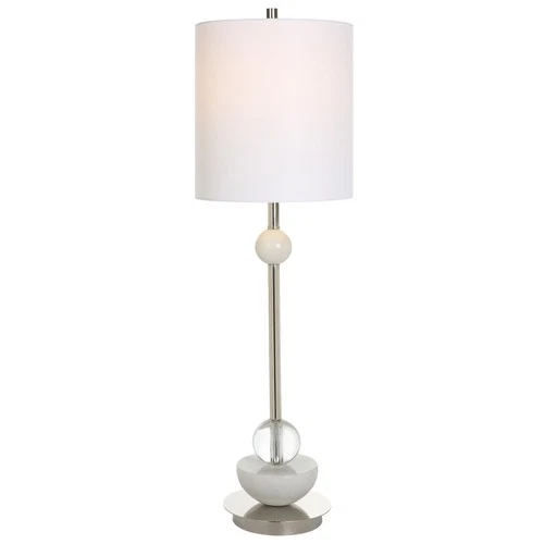 Uttermost 30179-1 Exposition 34" Tall Table Lamp - Nickel - Picture 7 of 7
