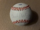 Buck Martinez MLB Toronto Blue Jays Signed Autograph Baseball Brewers/Royals  — photo 1