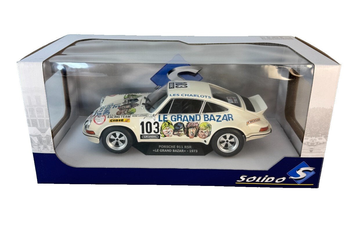 Porsche 911 RSR Carrera miniature 1:18 de collection Solido
