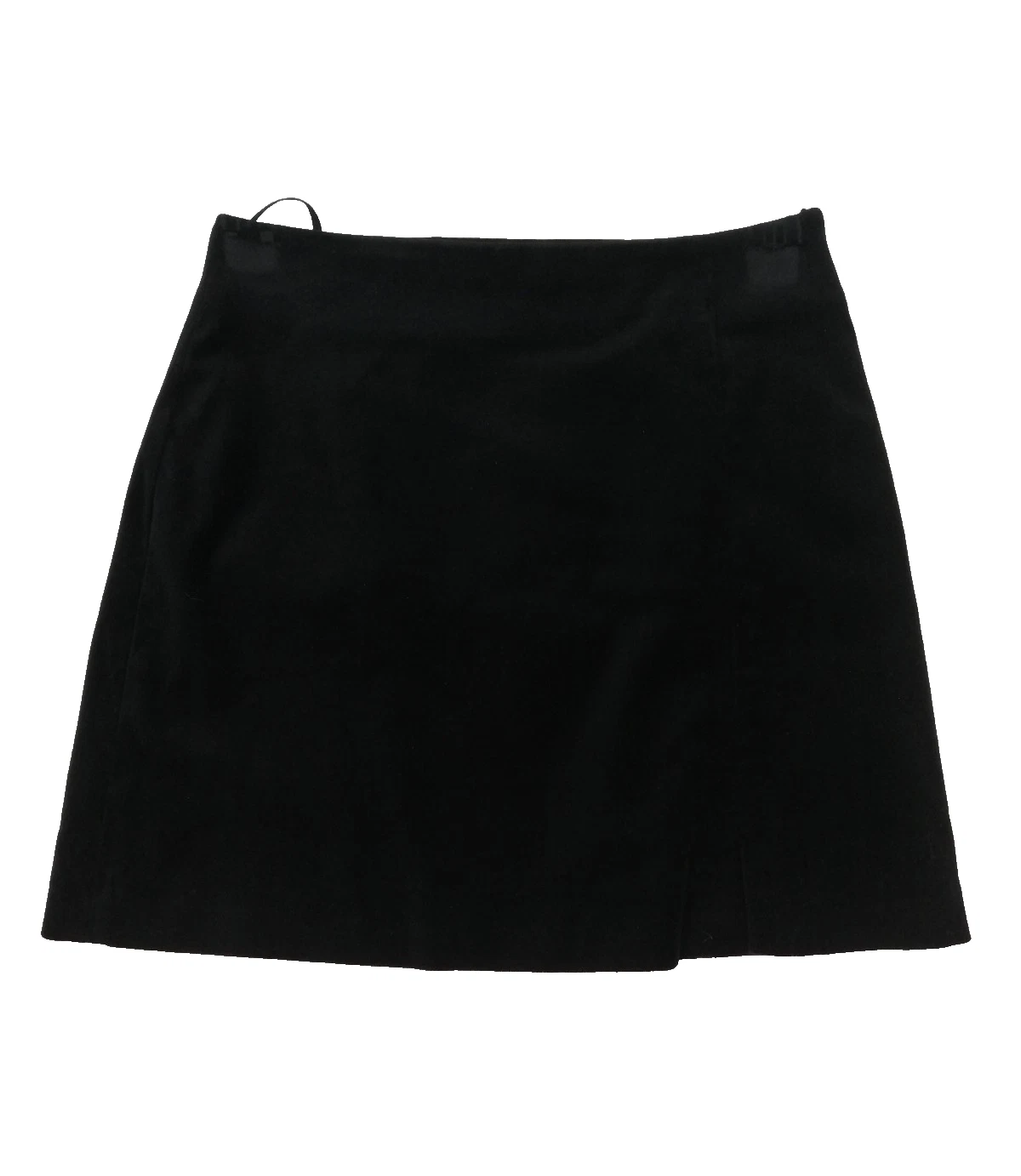M&S Women's Mini A-Line Skirt Black Cotton Rich Velvet Side Zip Lined New
Opens in a new window or t