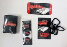Heart 2025 Royal Flush Tour Merch Lot VIP Badge w/Lanyard pins buttons card deck
