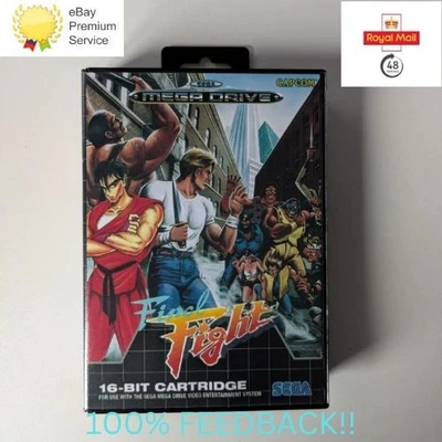 Final Fight MD Juego Completo Última Versión Inglés Sega Mega Drive *Versión PAL* UK