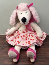 Jellycat Lana Canine Cutie Poodle With Tags - Very Rare Retired Genuine Dog Pink