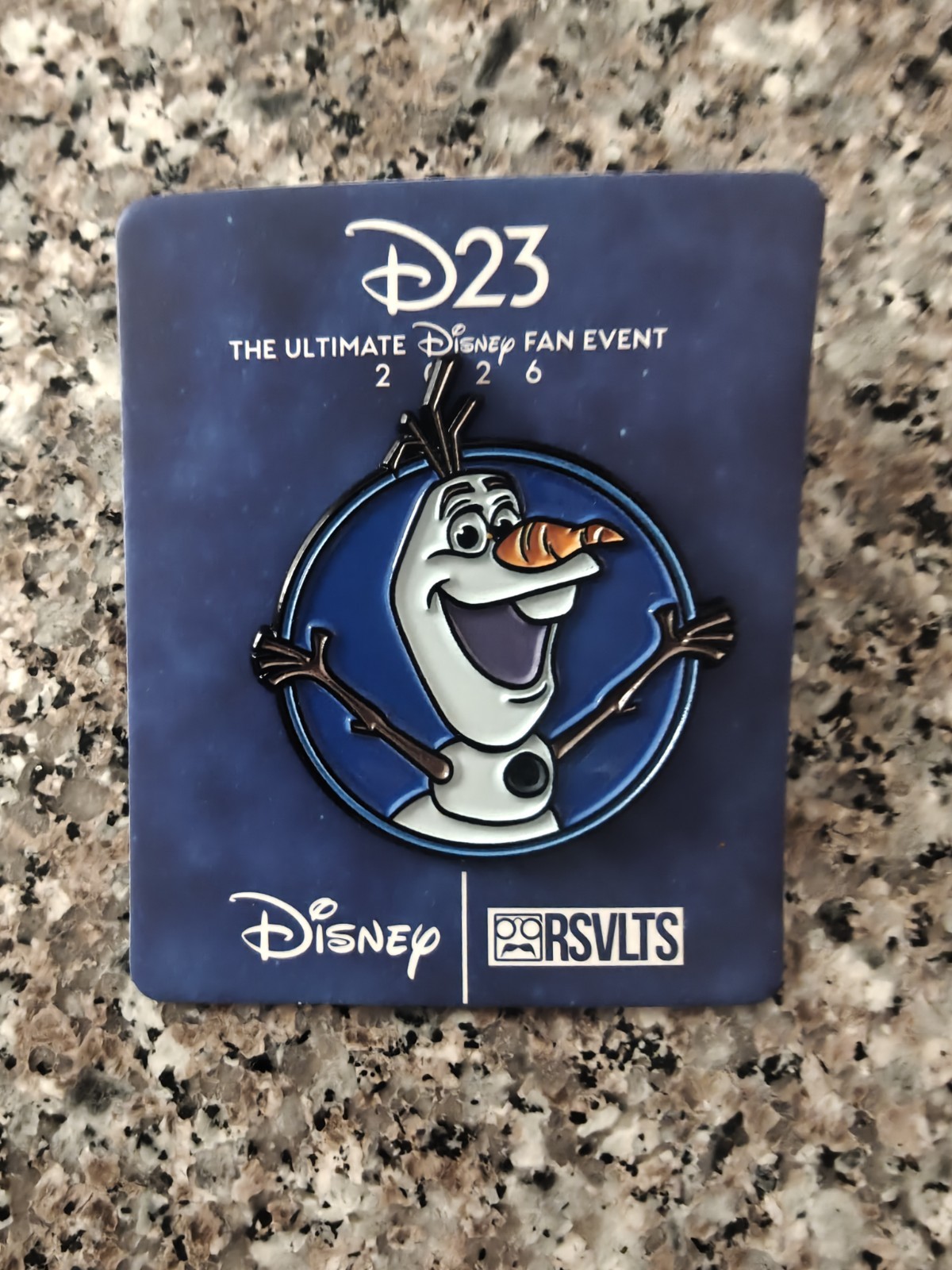 RSVLTS Disney D23 2026 Exclusive Olaf Frozen 118/150 LE Mystery Pin