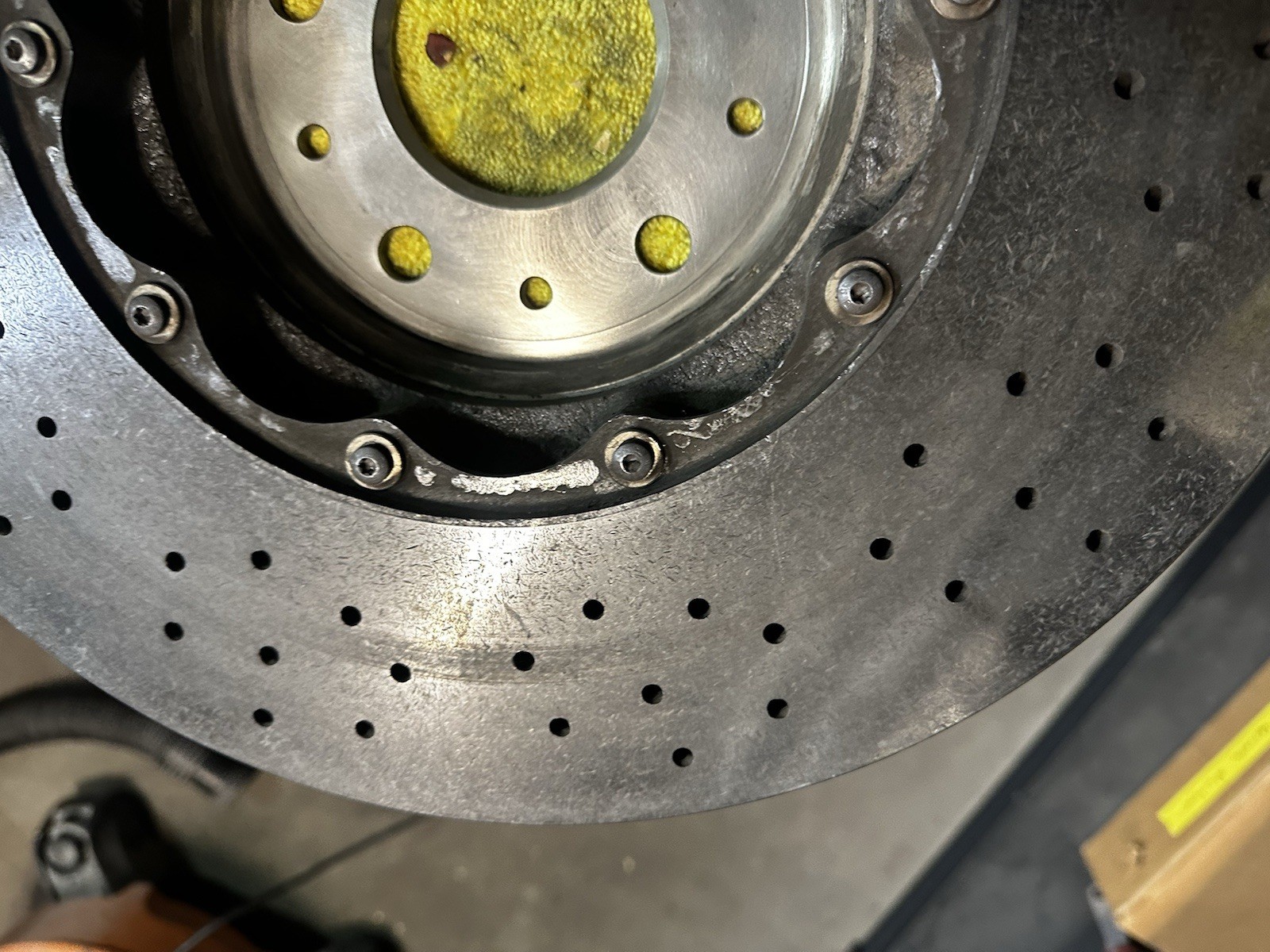 Lamborghini Murcielago LH rear Brake ( 410615601B ) ( DAMAGE )