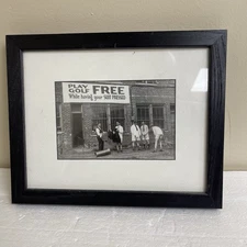 Vintage Play Golf Poster, Retro Black & White Wall Art, Funny Laundry Room Decor