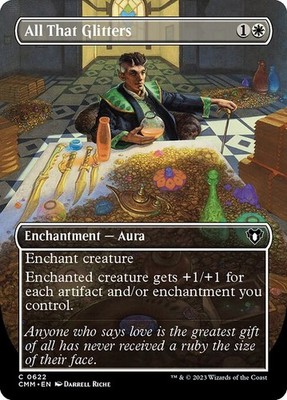 All That Glitters NonFoil Commander Masters 622 NM MTG