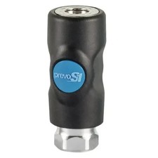 Prevost ISI061202 1/4" Safety Quick Coupler with 3/8" FPT Industrial Interchange
