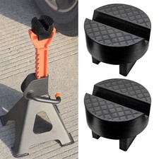 2 Pack Universal Rubber Jack Stand Pads Adapter Pinch Weld Frame Rail Protector 2 Pack Universal Rubber Jack Stand Pads Adapter Pinch Weld Frame Rail Protector