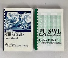 Vintage PC HF Facsimile & RX Phone F100 Manuals SWL Weather Fax Radio Bundle