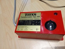 Carrera Fleischmann Märklin - Trafo Titan Typ 103   9-18 Volt  Zwei Ausgänge