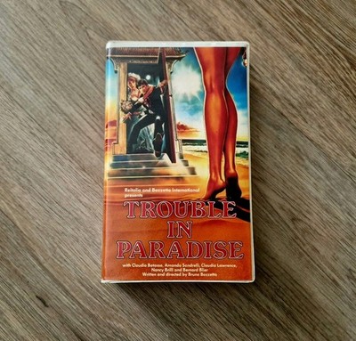 Trouble In Paradise - Atlas Video VHS Rarität - 1987 Italo Fantasy 