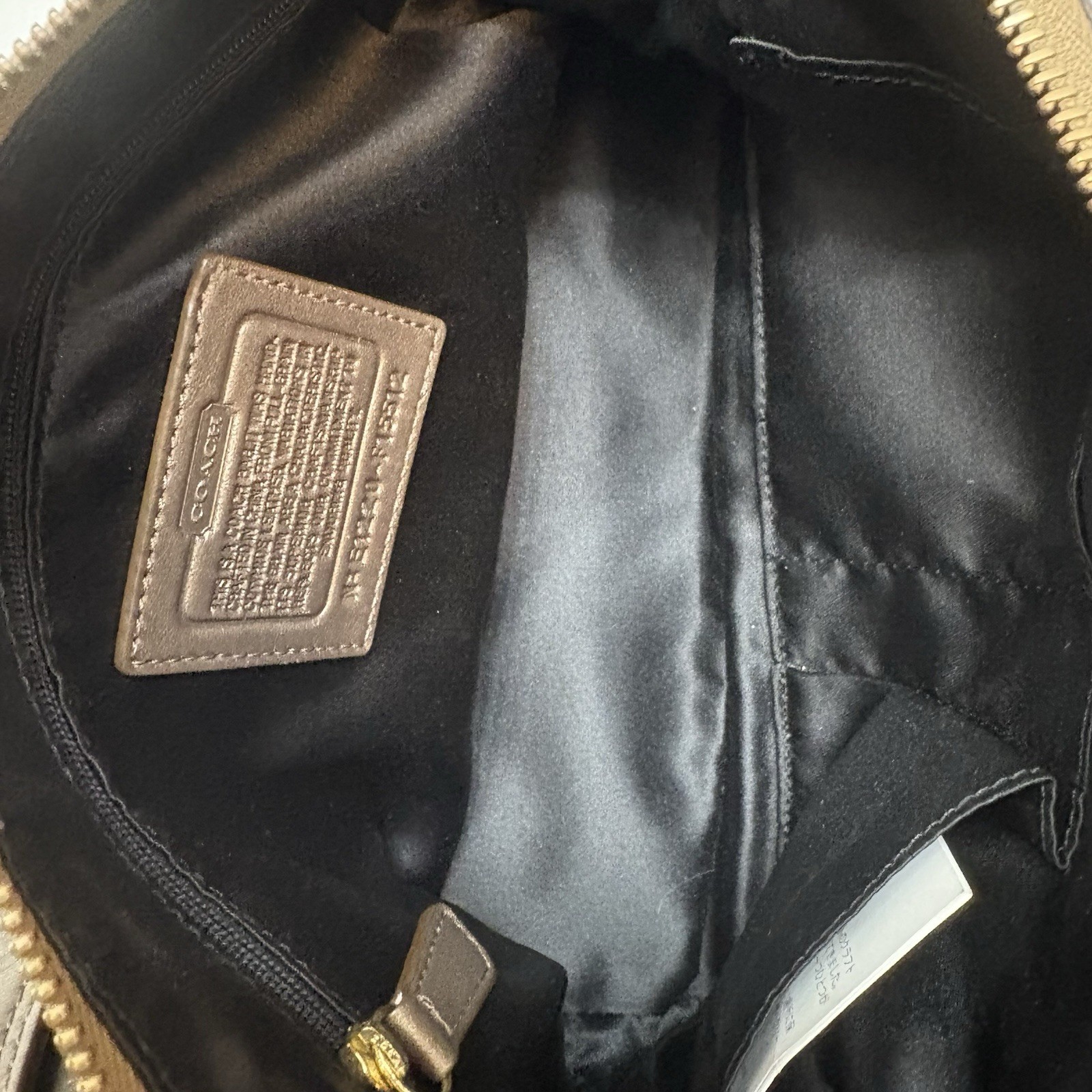 Y2K COACH Ashley Metallic Brnz Leather Shoulder Bag P… - Gem