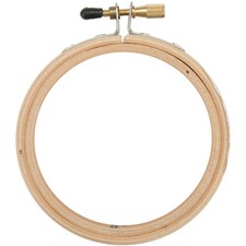 Wood Embroidery Hoop W/Round Edges 3 Natural