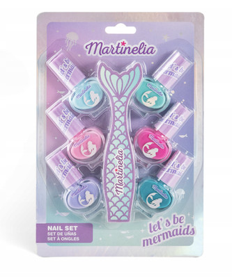Kinder Nagellackset Martinelia Mermaid 6 Farben abwaschbar