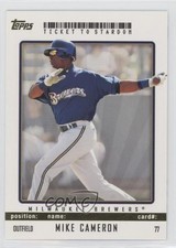 2009 Topps Ticket To Stardom Gold /50 Mike Cameron #77 13yq