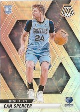 2024-25 Panini Mosaic Cam Spencer Silver Prizm SP RC Memphis Grizzlies