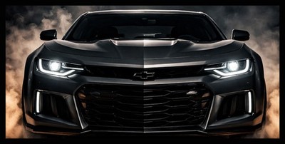 Chevy Camaro ZL1 Automobile Image, Canvas Print, Automobile Wall Art Home Decor