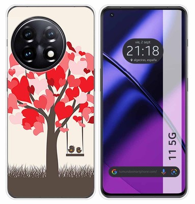 Funda Silikon Für Oneplus 11 5G Design Pajaritos Zeichnungen