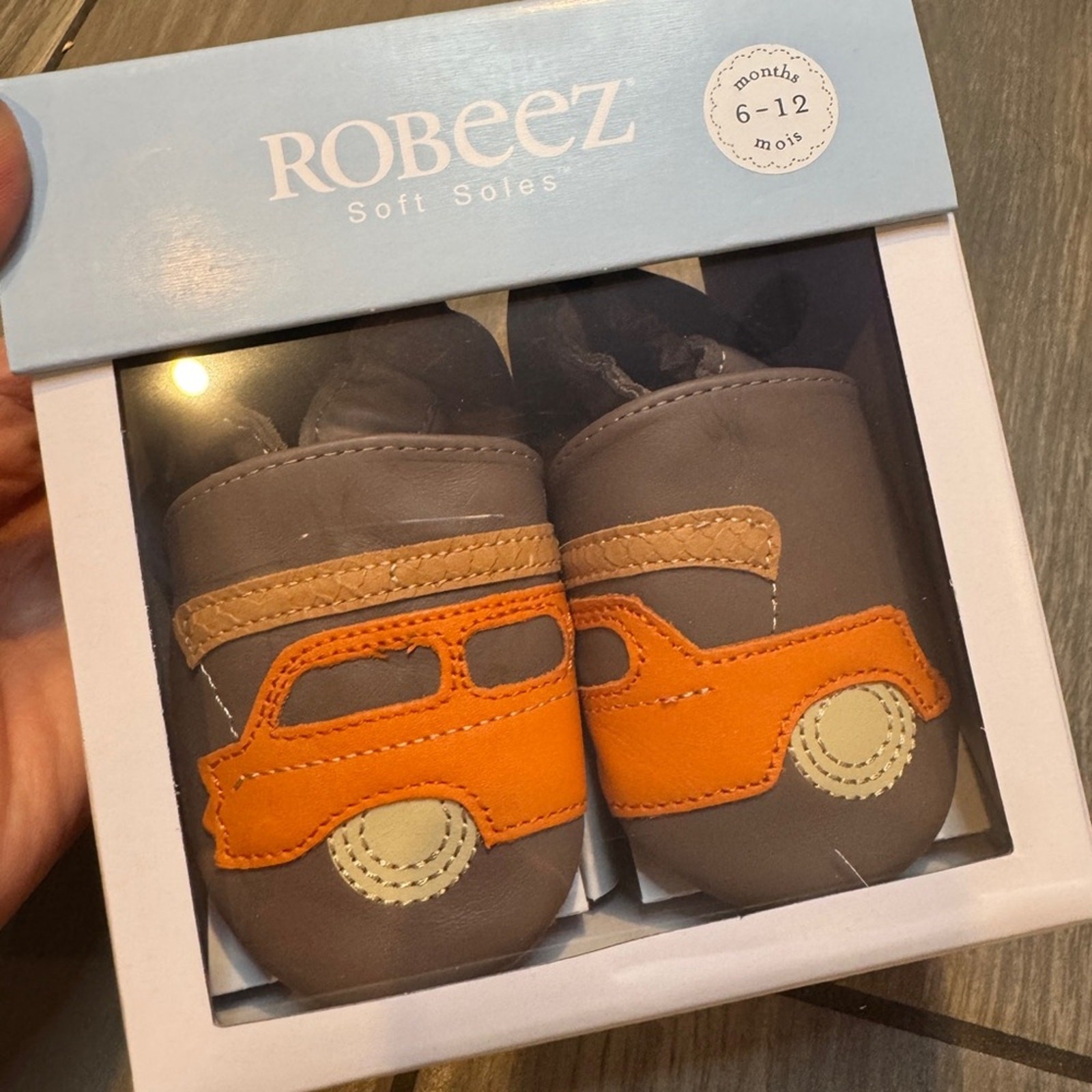 Robeez Soft Soles Life is an Adventure Baby Boy Crib Shoes 6