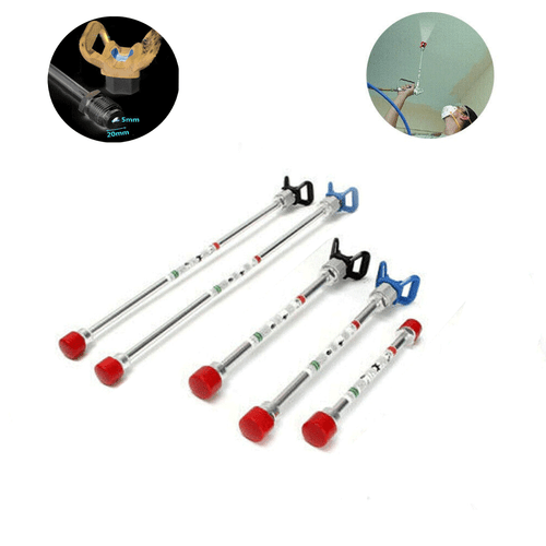 Aluminum Extension Rod for Airless Paint Spray Gun Tip 12mm Multiple Sizes - Picture 2 of 10