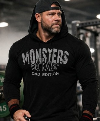 Iron Gods Monsters Do Exist Hoodie Dad Gym Tee Tyrus Shirt Pullover Pump Cover