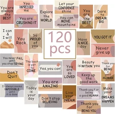 Outus 120 Pcs Motivational Encouragement Quote Cards Inspirational Kindness Appr