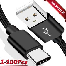 6-10 FT USB Type-C For iPhone 17/16/15 Cable Fast Charger Charging Data Cord Lot