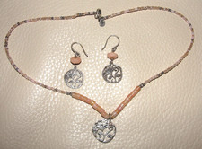 Sterling Silver Tree Of Life Jewelry Set Earrings Necklace SILPADA NIB Baby skin