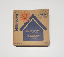 NEW Norwex Kids Bath Sponge Yellow With BacLock