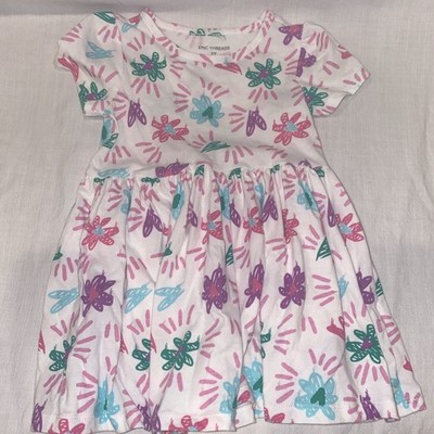 New Epic Threads Doodle Flowers Toddler Size 2T - Free Shipping