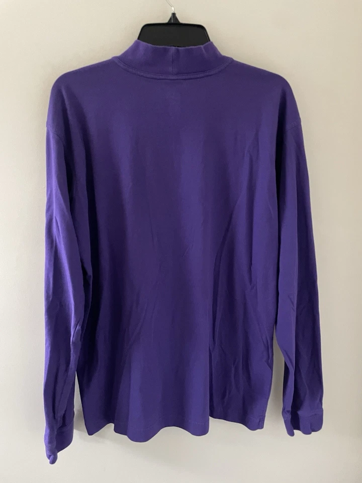 Nike NikeFit Louisiana St. University Cuello Simulado Manga Larga Talla Grande Deportes Gimnasio Foto 4 de 4