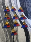 10 Vintage US Army Armored Division Patch Military Uniform Vietnam War