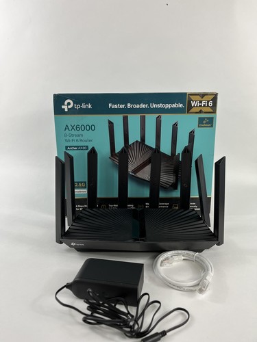 TP-Link AX6000 Wi-Fi 6 Router Archer AX80 – , 2.5Gbps Port, 8K Streaming, Long